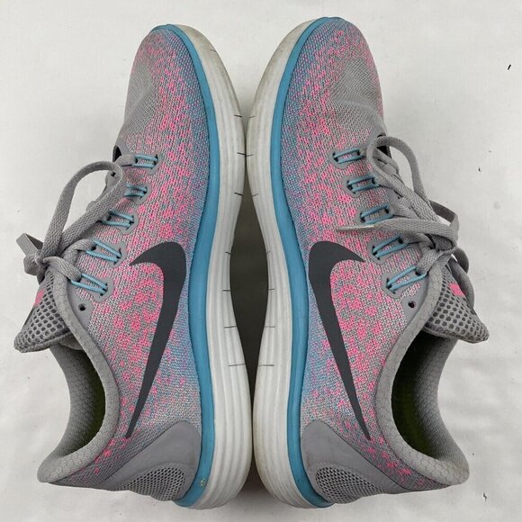 Nike Free RN Distance Athletic Running Shoe Women’s 9 827116-006 Gray Pink - Picture 4 of 9